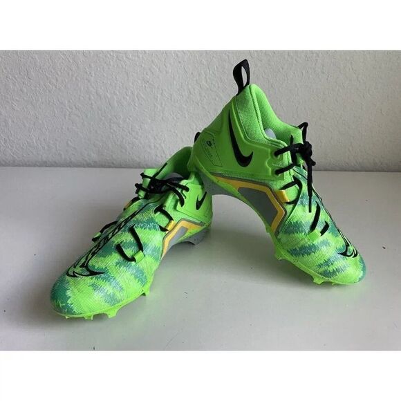 Nike Alpha Menace Pro 3 Razor Sharp Cuts Green Strike Black FB8442-303 Men's 12 - Picture 1 of 10